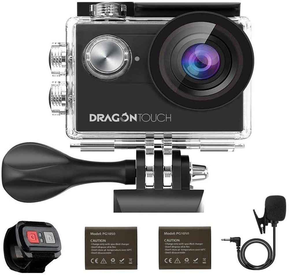 Cámara de acción Dragon Touch Vision 4-EU